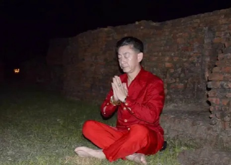 贵州美猴王的独特修行，打坐冥想
