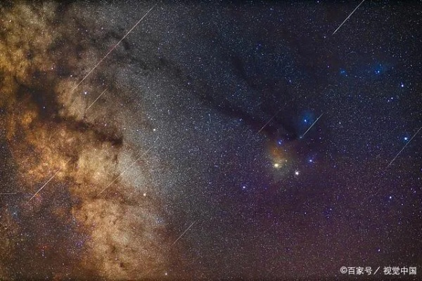 天琴座流星雨与星月童话共绘宇宙浪漫交织之景