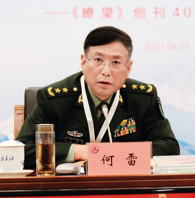 何雷谈大陆不依赖攻台武器装备的立场