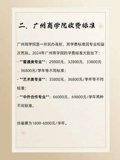广州商学院学费，性价比与教育价值的全面考量